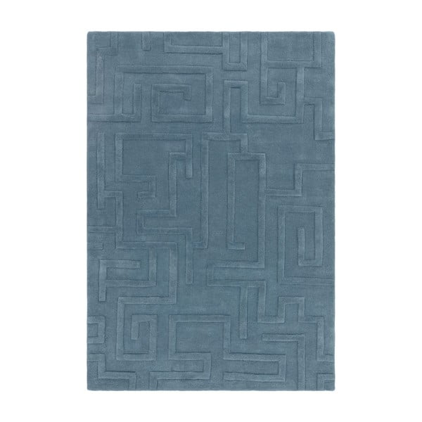 Kék gyapjú szőnyeg 160x230 cm Maze – Asiatic Carpets