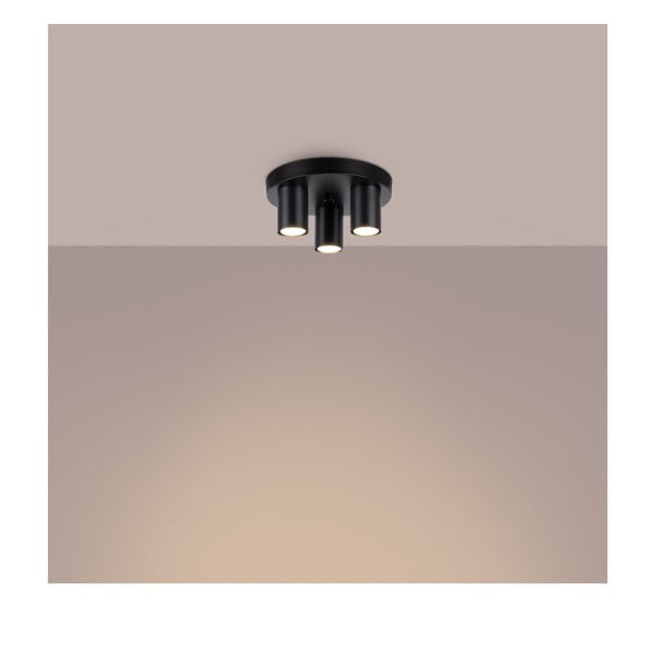 Fekete mennyezeti lámpa Castro – Sollux-image-2