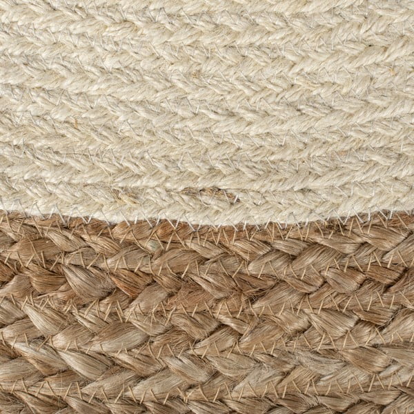 Natúr színű juta gyerek szőnyeg 100x100 cm Bertie Bear – Flair Rugs-image-3