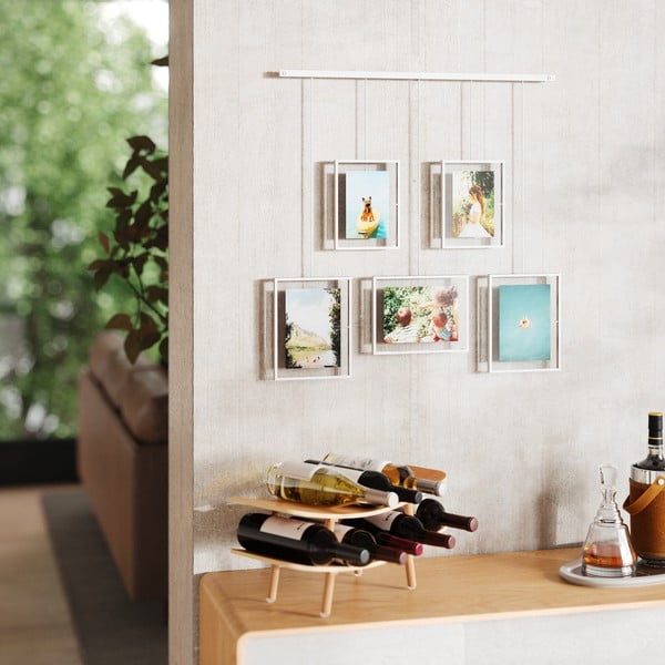 Fehér fém fali képkeret szett 5 db-os 66x69 cm Exhibit – Umbra-image-2