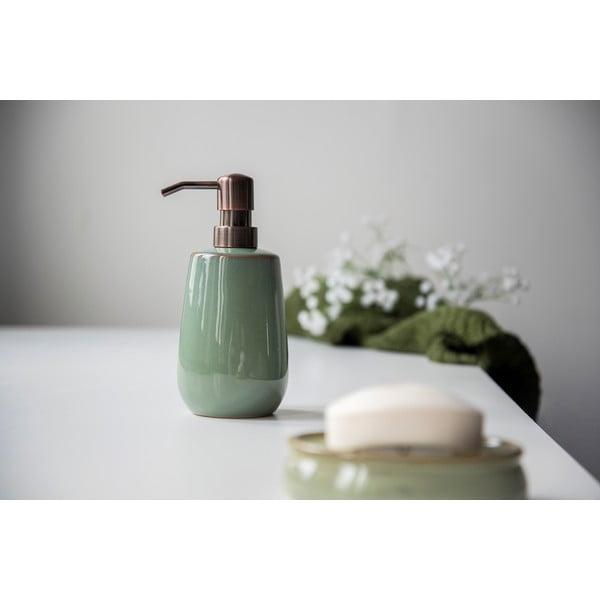 Sirmione zöld kerámia szappanadagoló - Wenko-image-2