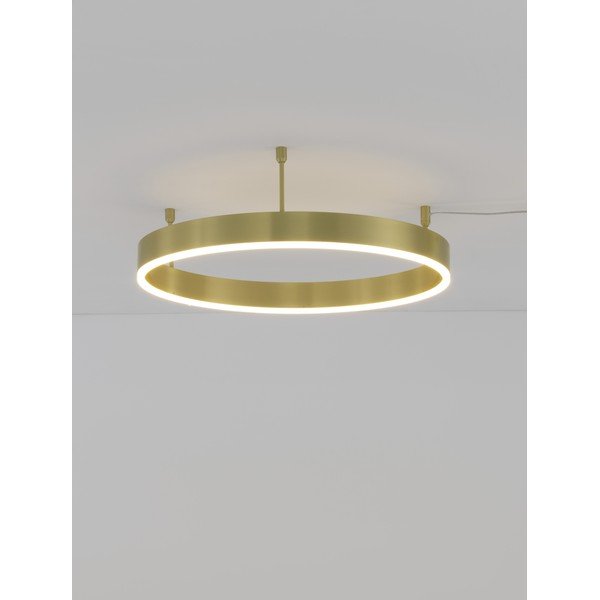Sárgaréz színű alumínium LED dimmelhető mennyezeti lámpa Motif – Nova Luce-image-2