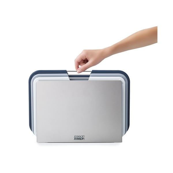 Nest 3 db vágódeszka állvánnyal, 32 x 22 cm - Joseph Joseph-image-3