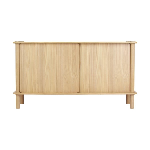 Natúr színű tölgyfa komód tolóajtóval 135x73,5x48 cm Italic – UMAGE