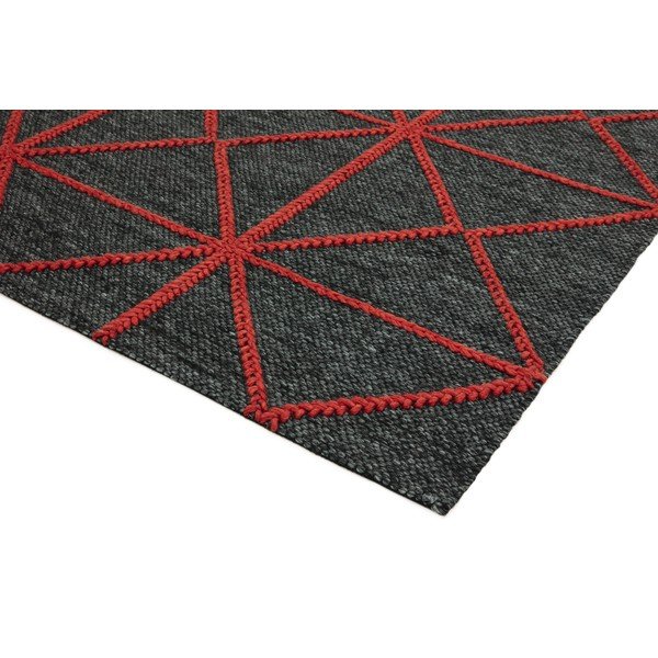 Carpets Prism fekete-piros szőnyeg, 160 x 230 cm - Asiatic Carpets-image-4