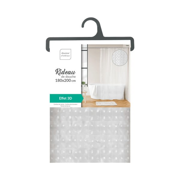 Zuhanyfüggöny 180x200 cm Cube – douceur d'intérieur-image-3