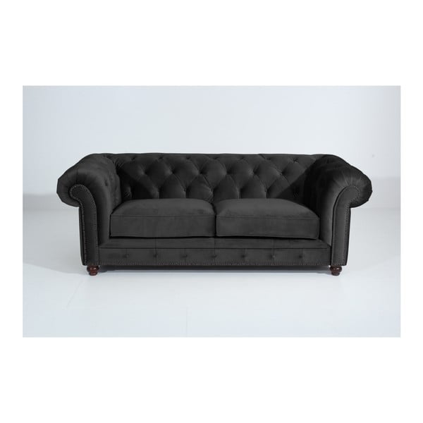 Orleans Velvet sötétszürke kanapé, 216 cm - Max Winzer