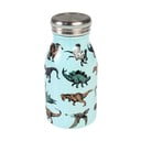 Világoskék rozsdamentes acél gyerek ivópalack 250 ml Prehistoric Land – Rex London