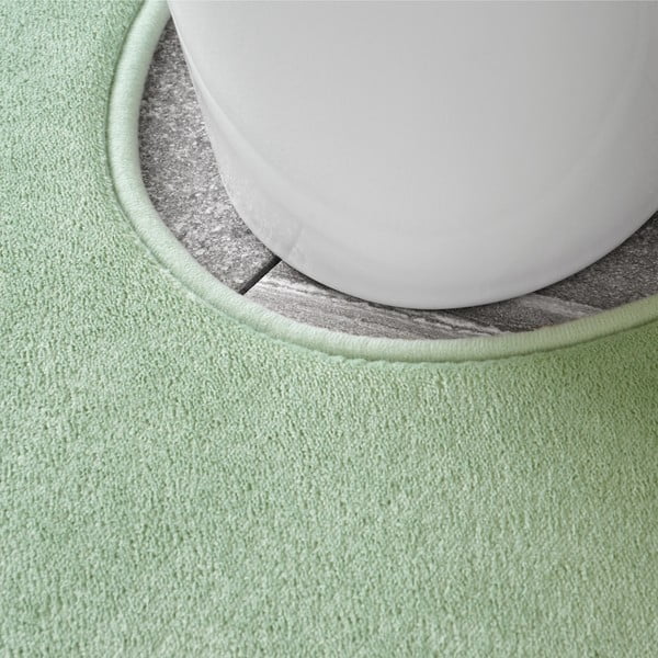 Világoszöld memóriahab fürdőszobai kilépő szett WC-hez, 2 db-os  50x80 cm Anti-Bacterial – Catherine Lansfield-image-3