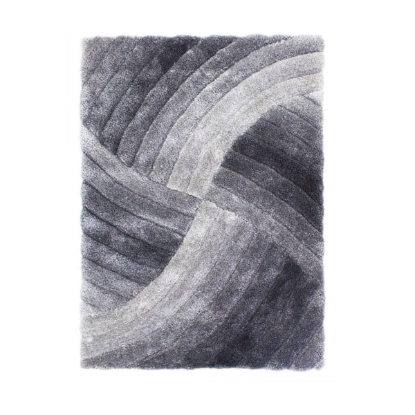 Furrow szürke szőnyeg, 80 x 150 cm - Flair Rugs