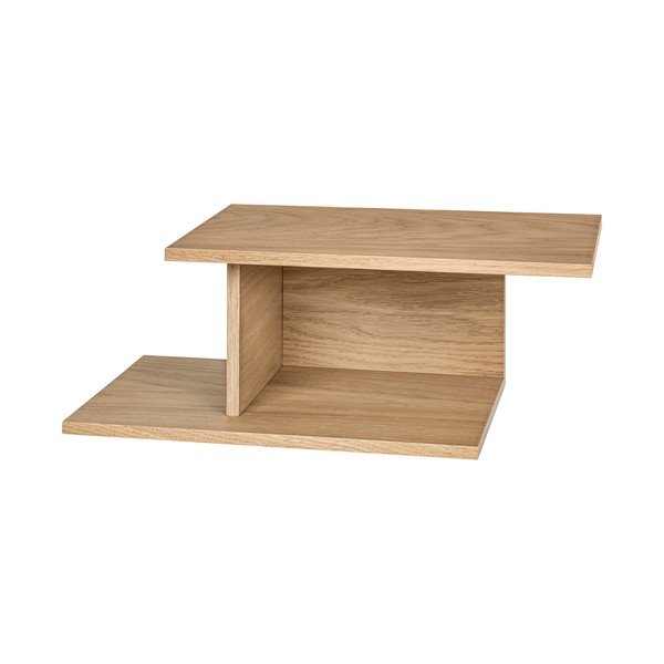 Natúr színű függő éjjeliszekrény tölgyfa dekorral Tann – noo.ma