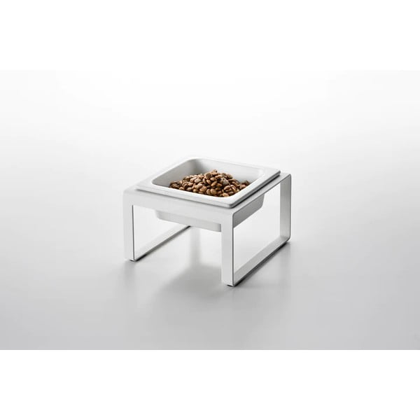 Kerámia kisállat tál állvánnyal Tower - YAMAZAKI-image-3