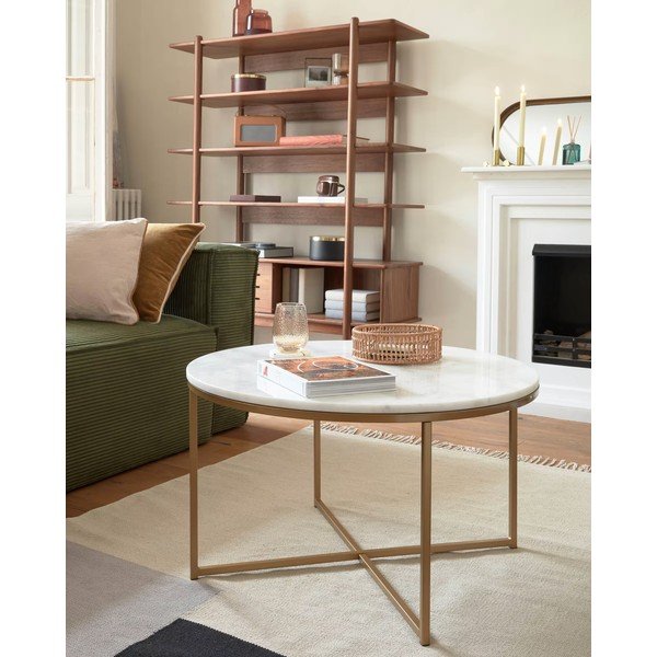 Shefield dohányzóasztal, ø 80 cm - Kave Home-image-1