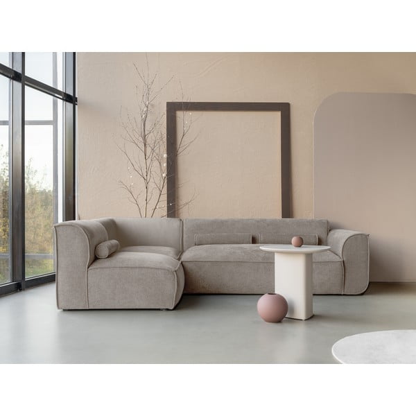 Bézs sarokkanapé (bal oldali) Flex Felix – Miuform-image-1