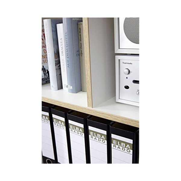 Oslo fehér alacsony könyvespolc - Germania-image-1