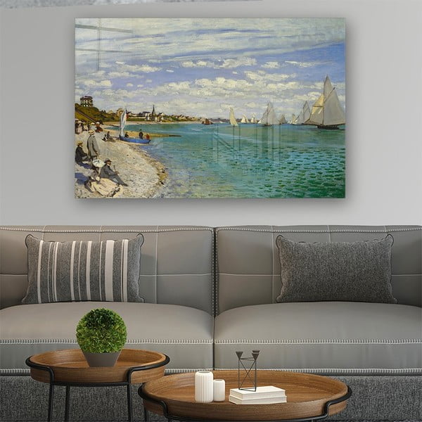 Üveg kép 100x70 cm Claude Monet – Wallity-image-1