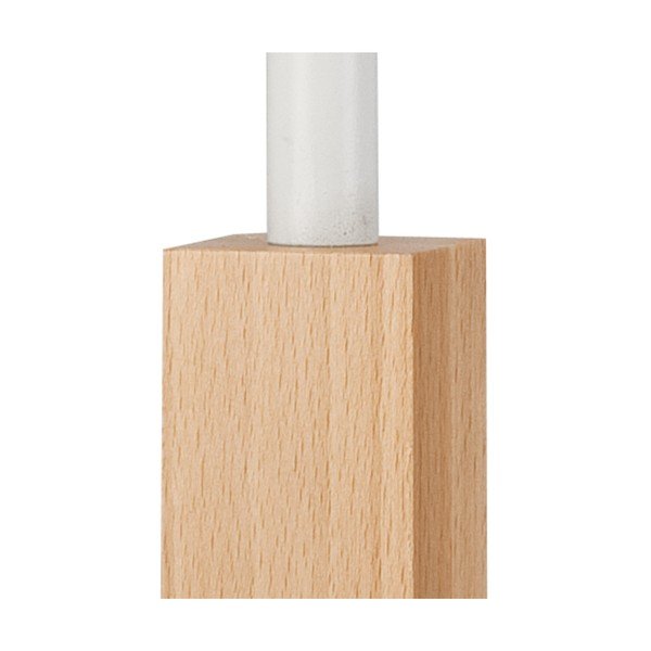 Fehér-barna asztali lámpa (magasság 39 cm) Orazio – LAMKUR-image-3