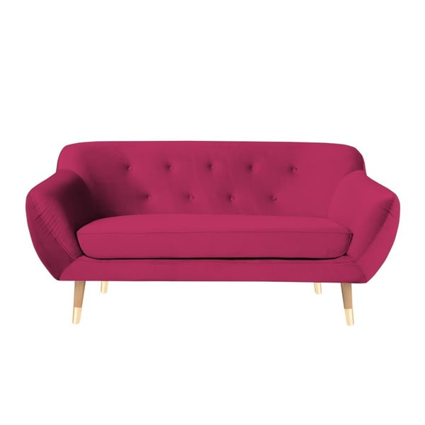 Amelie rózsaszín kétszemélyes kanapé - Mazzini Sofas