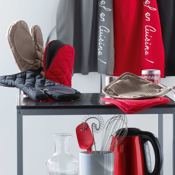 Pamut-szilikon edényfogó kesztyű Cuistot – douceur d'intérieur-image-1