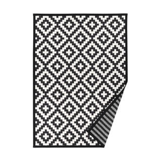 Viki fekete-fehér mintás kétoldalas szőnyeg, 140 x 200 cm - Narma