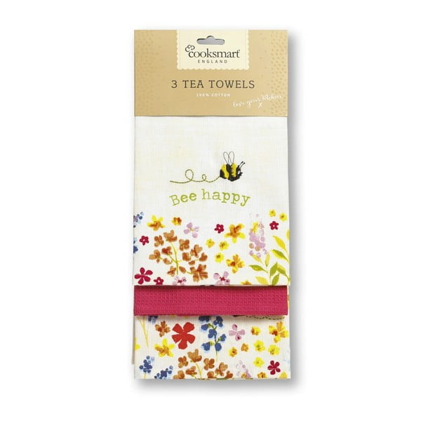 Konyharuha és edényfogó szett 4 db-os Bee Happy – Cooksmart ®-image-4