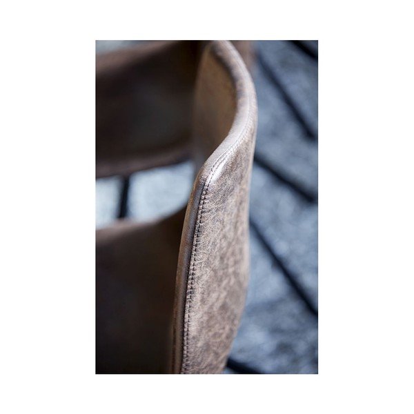 Coronas világosbarna étkezőszék fekete lábakkal - Canett-image-4