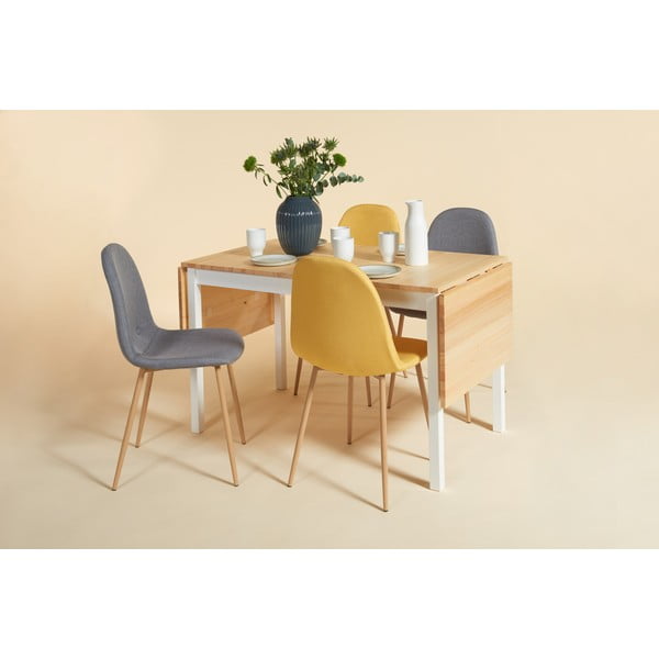 Brisbane étkezőasztal és 4 db Lissy étkezőszék - Bonami Essentials-image-1