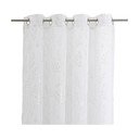 Fehér-ezüstszínű fényáteresztő függöny 140x260 cm Buds – Casa Selección