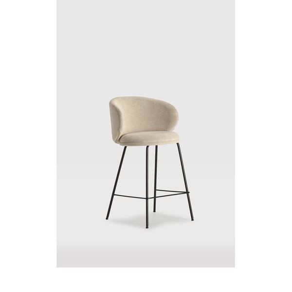 Bézs bárszék szett 2 db-os (ülésmagasság 65 cm) Rush – Marckeric-image-1