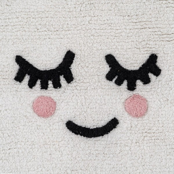 Fehér pamut gyerek szőnyeg 60x100 cm Cloud – Ixia-image-2