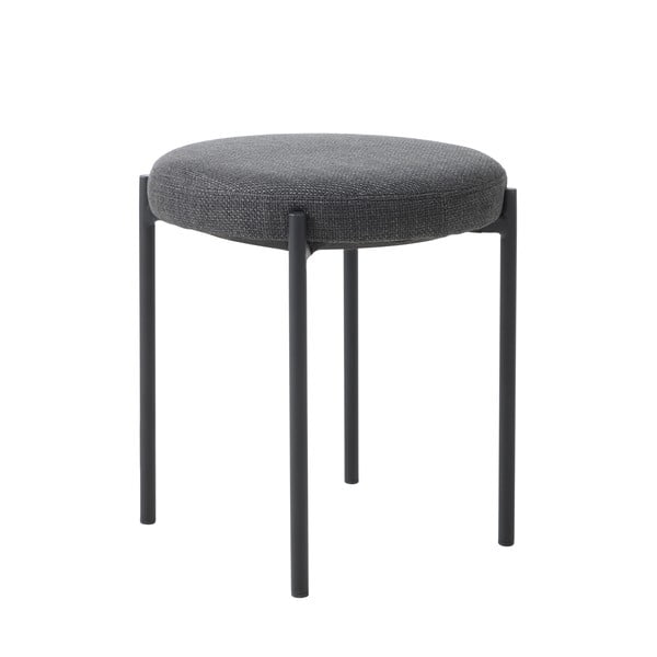 Sötétszürke fém ülőke Pelican – Unique Furniture