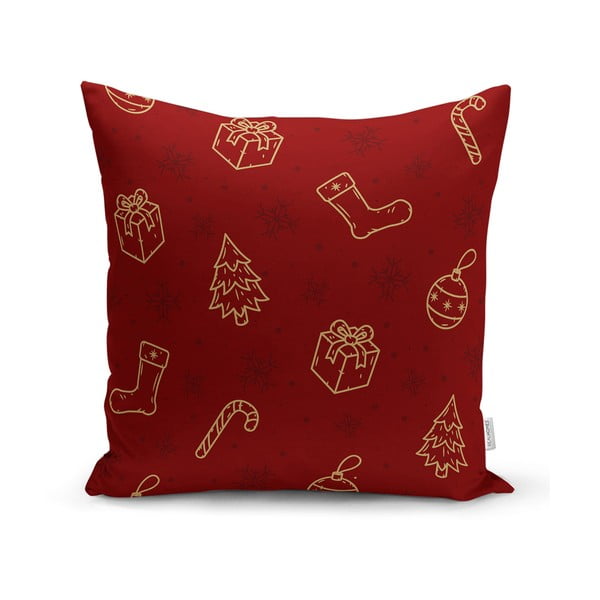 Párnahuzat karácsonyi mintával 43x43 cm – Mila Home