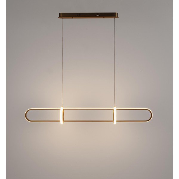 Aranyszínű fém LED függőlámpa Alken – Bizzotto-image-2