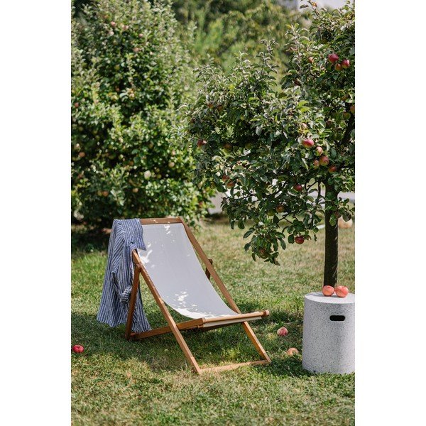 June bézs akácfa összecsukható kerti napozószék - Bonami Essentials-image-1