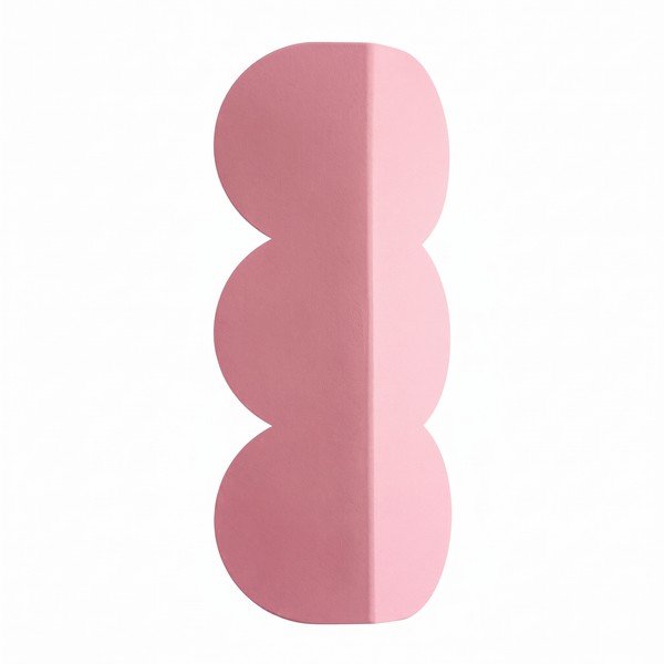 Rózsaszín alumínium fali lámpa BISCUIT – Thoro