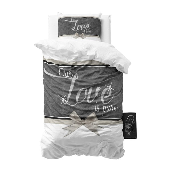 Pure Love egyszemélyes pamut ágyneműhuzat, 140 x 220 cm - Sleeptime