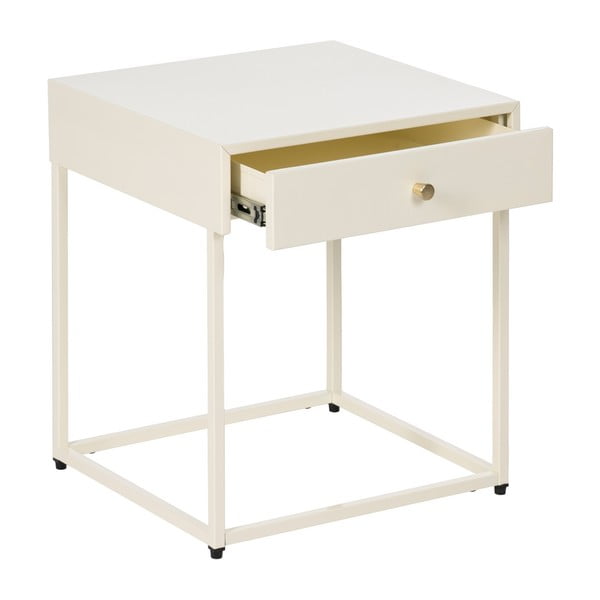 Krémszínű éjjeliszekrény Nara – Ixia-image-2