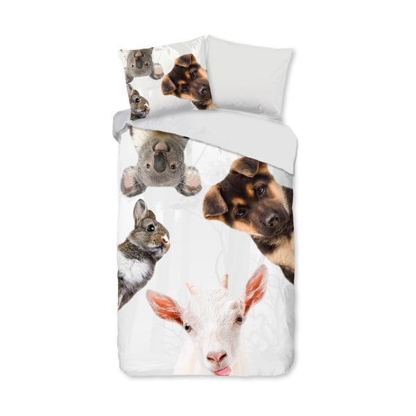 Egyszemélyes-hosszabbított pamut gyerek ágyneműhuzat 140x220 cm Semmie – Good Morning