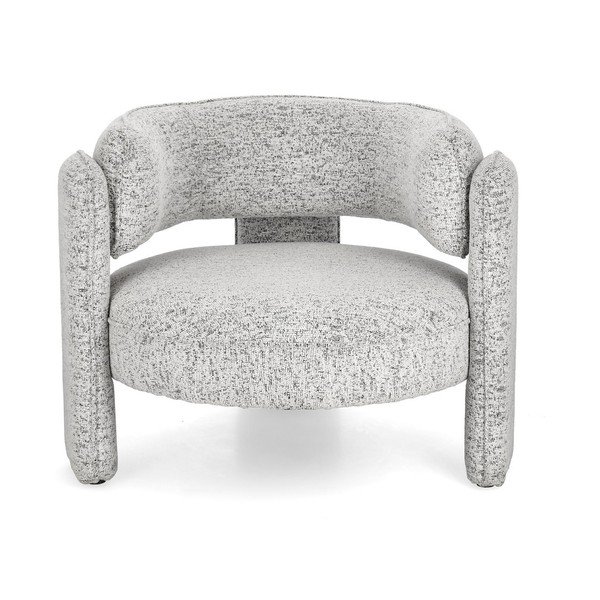 Világosszürke fotel Aisha – Bizzotto-image-2