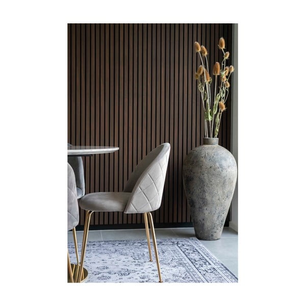 Világosszürke bársony étkezőszék szett 2 db-os Geneve – House Nordic-image-4