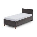 Antracitszürke kárpitozott gyerekágy ágyrács nélkül 90x200 cm Cool – Meise Möbel