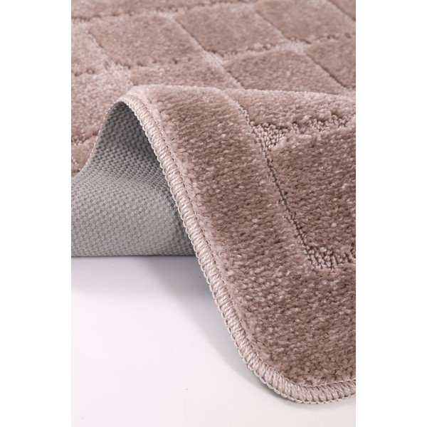 Barna fürdőszobai kilépő szett 2 db-os 50x80 cm Kareli – Foutastic-image-3