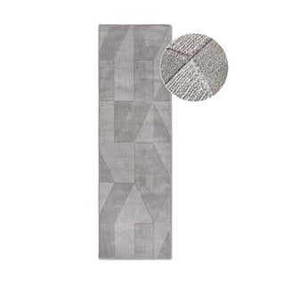 Szürke kézi szövésű gyapjú futószőnyeg 80x250 cm Ursule – Villeroy&Boch
