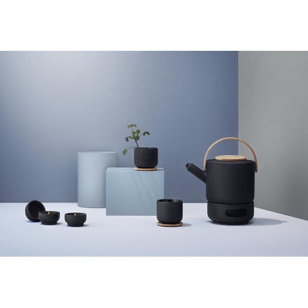 Fekete kőedény teáskanna 1,25 l Theo – Stelton-image-2