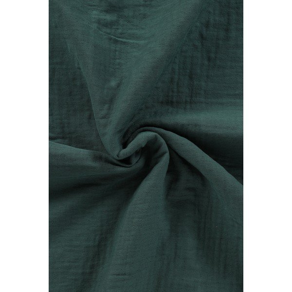 Zöld kétszemélyes muszlin ágyneműhuzat 200x200 cm Stonewashed - Mijolnir-image-2