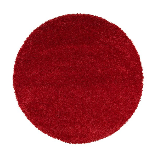 Aqua Liso piros szőnyeg, ø 100 cm - Universal