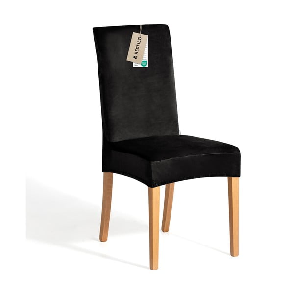 Fekete gumis szék huzat 48 cm Sento – Restilo-image-2