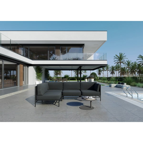 Sötétszürke kerti moduláris kanapé 234 cm Dandy – Sit Sit-image-4