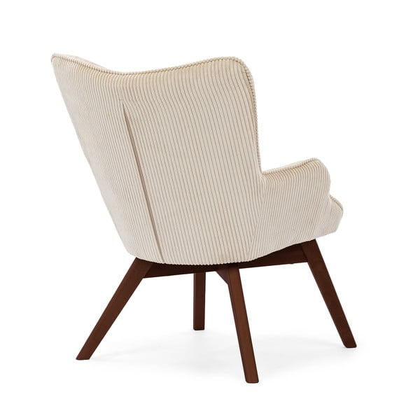 Bézs kordbársony fotel Niko – Ropez-image-3