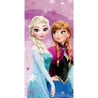 Pamut gyerek fürdőlepedő 70x140 cm Frozen "Pink-purple" – Jerry Fabrics
